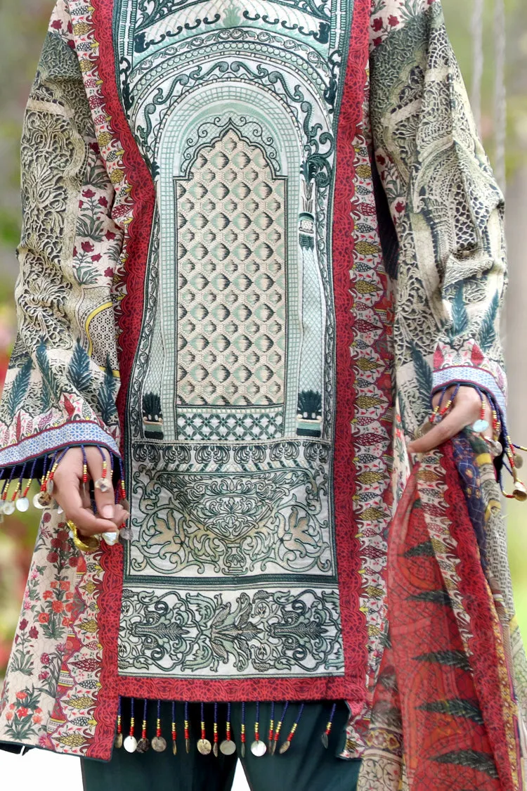 Beige 3 Piece Stitched - ALP-460