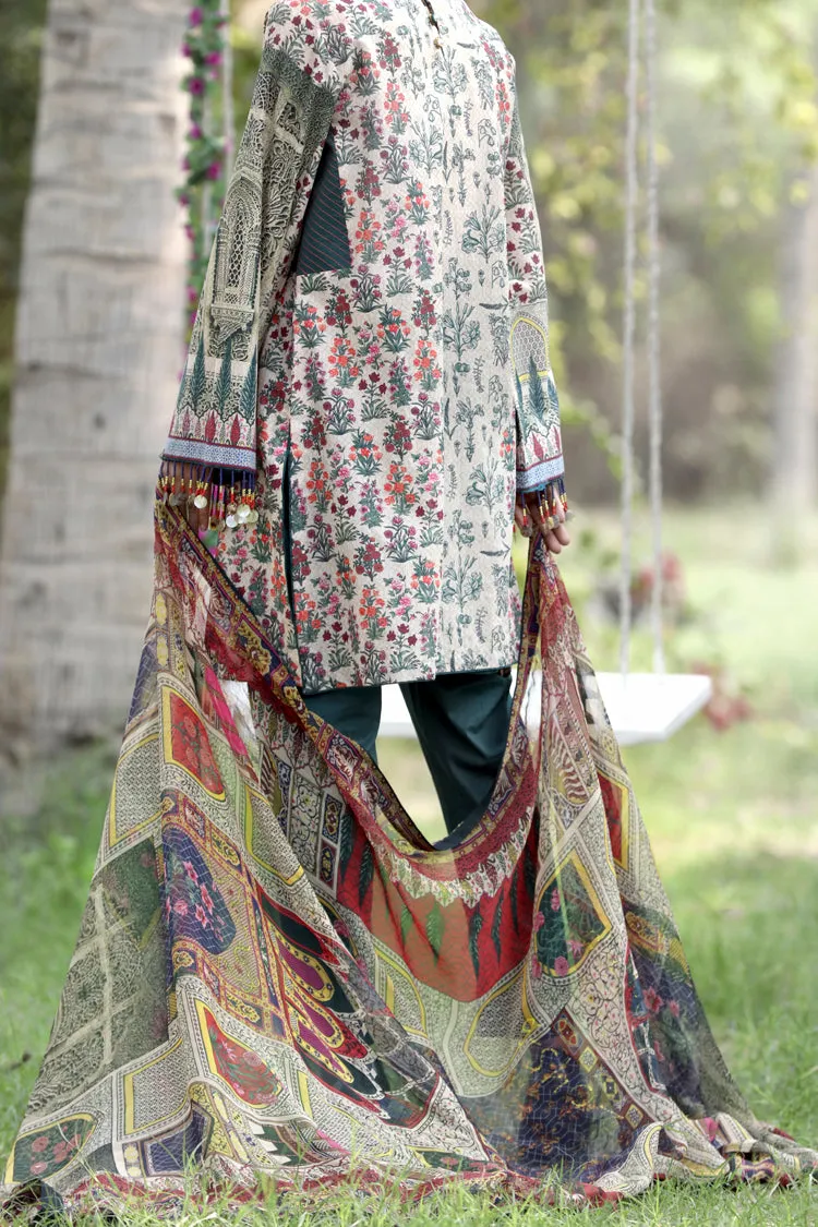 Beige 3 Piece Stitched - ALP-460