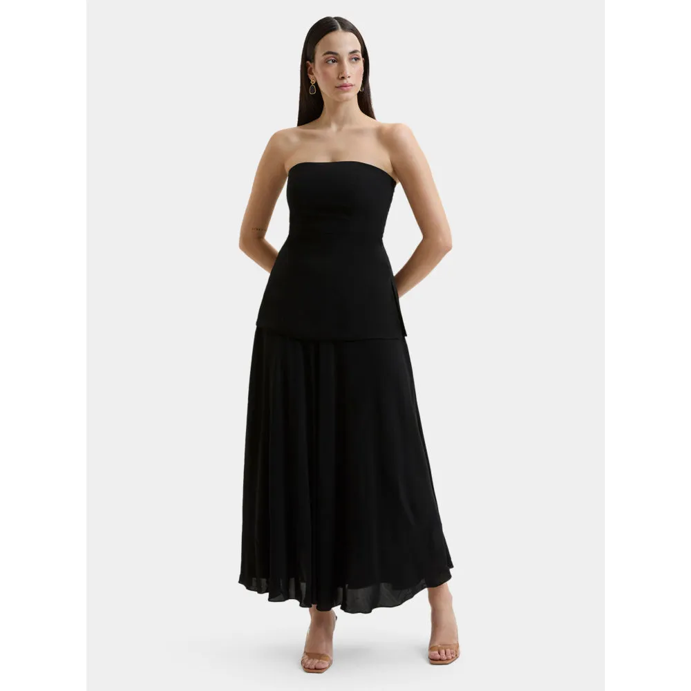 Bouji Demi Off Shoulder Top Black