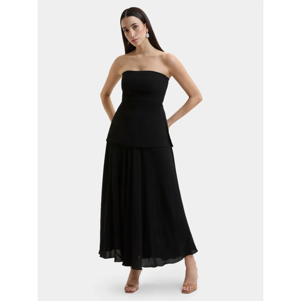 Bouji Demi Off Shoulder Top Black