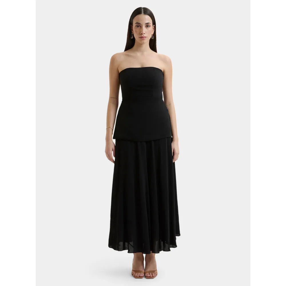 Bouji Demi Off Shoulder Top Black