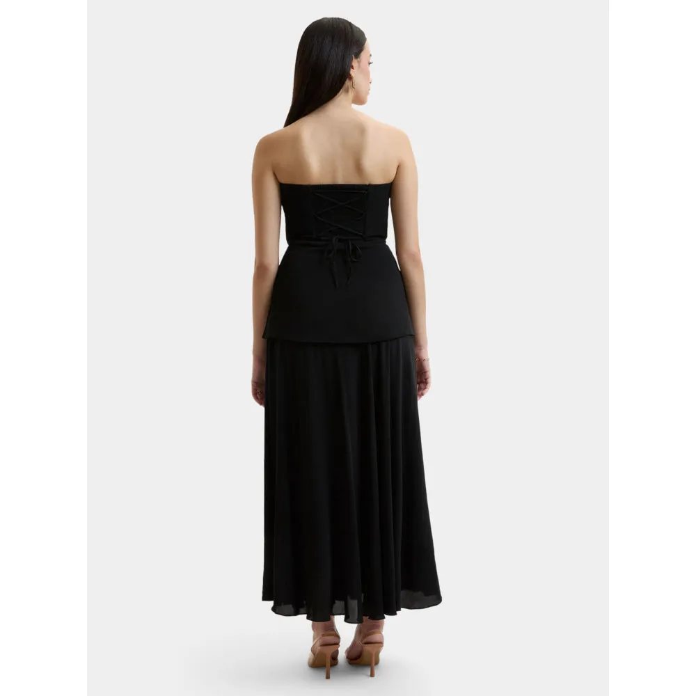 Bouji Demi Off Shoulder Top Black