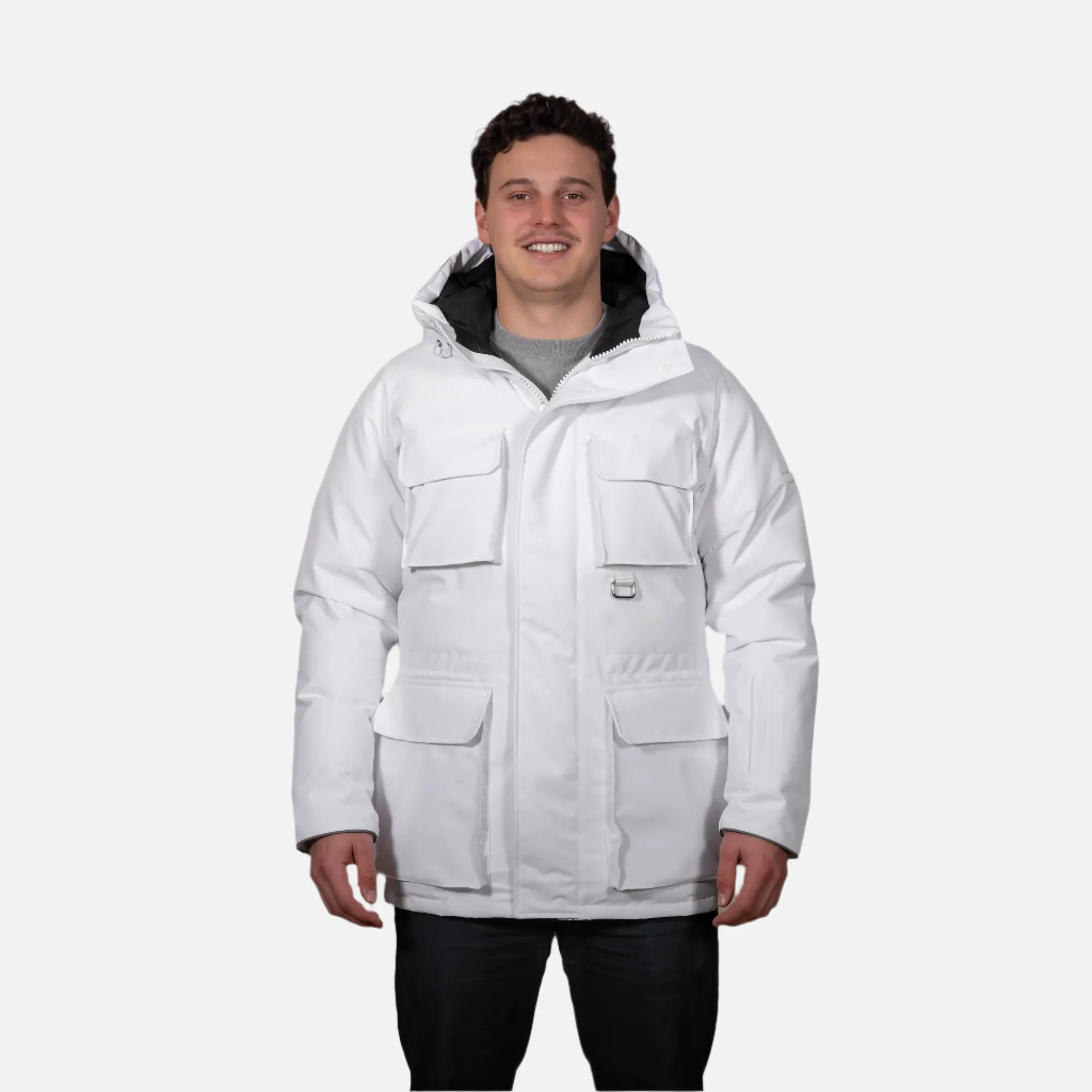 Bryan Adams Design (BAD) Elk Parka White