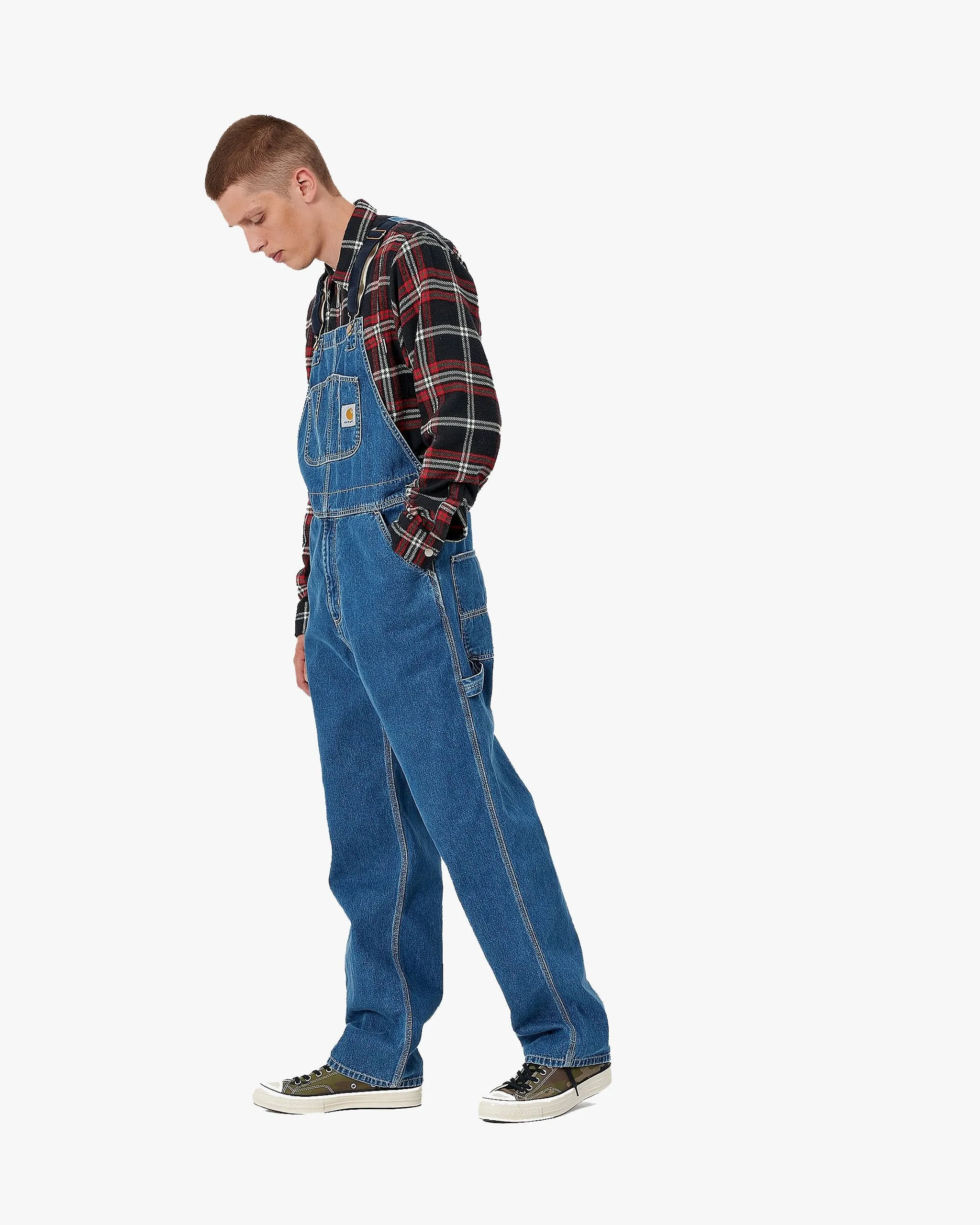 Carhartt WIP Bib Overall - Blue Stone Washed