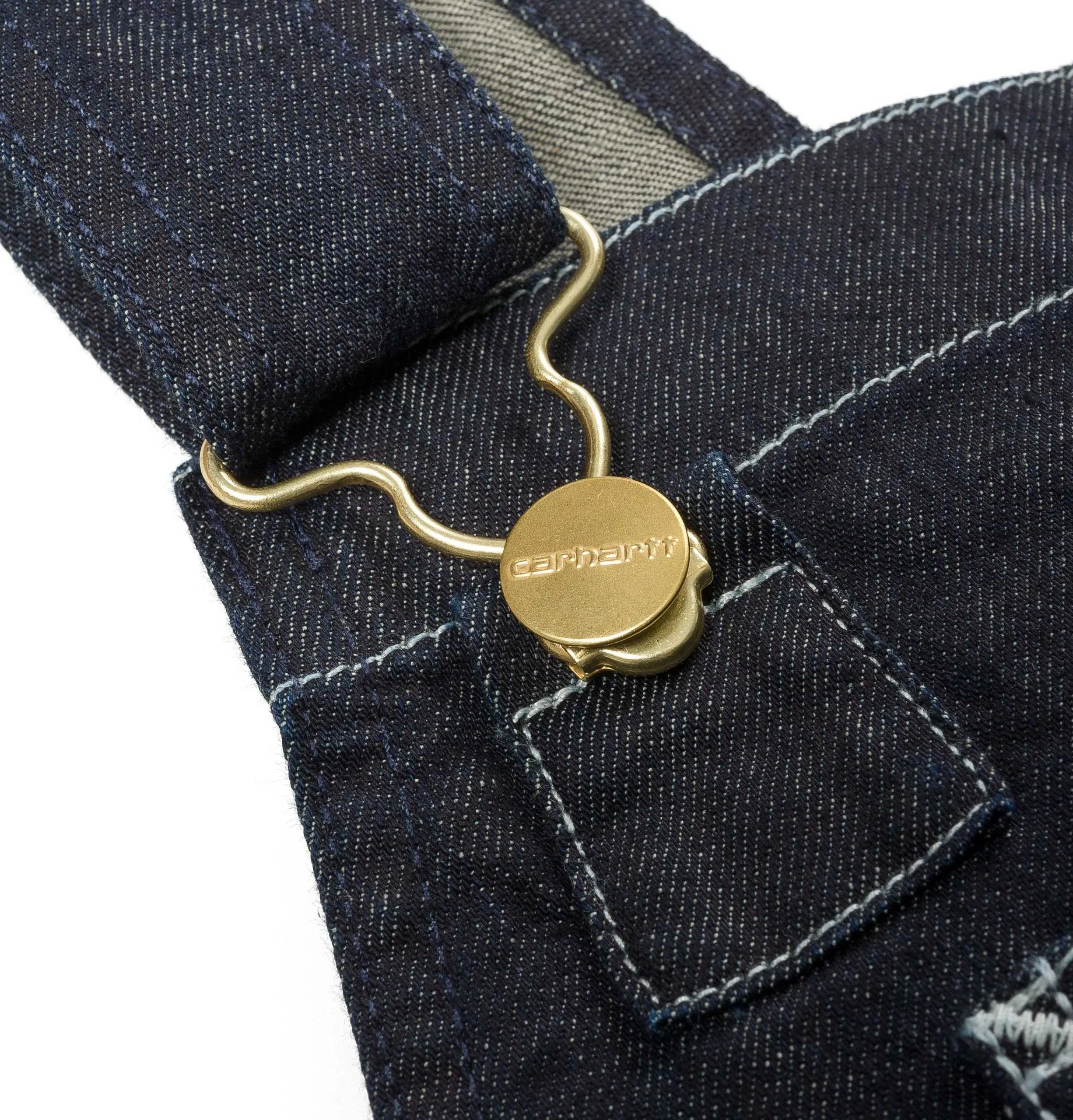 Carhartt WIP Women's W' Bib Overalls – Blue (Rinsed)