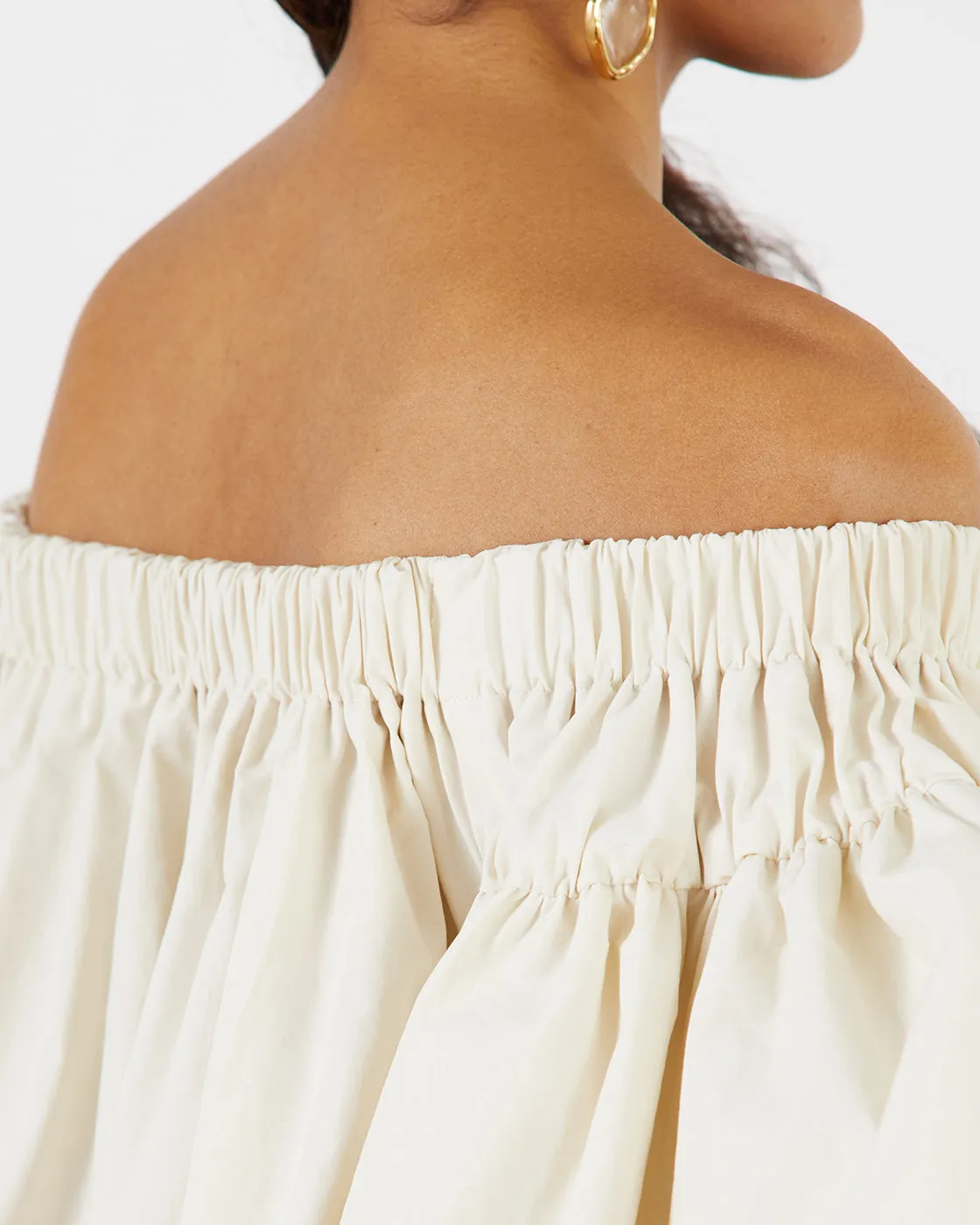 Carly Blouse Organic Cotton Off-White