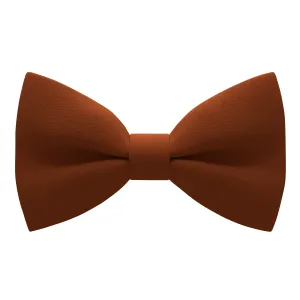 Crape Rust Bow Tie