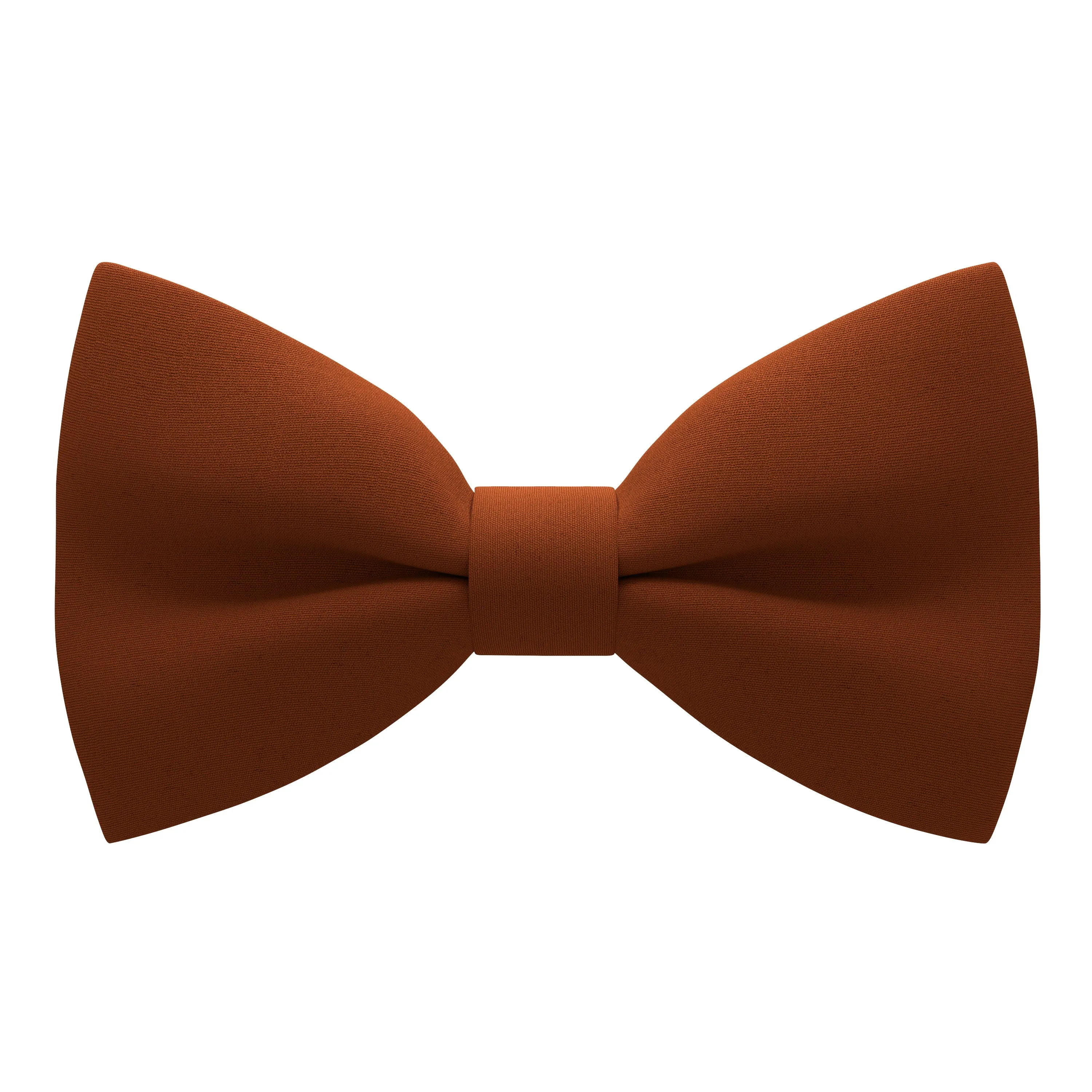 Crape Rust Bow Tie