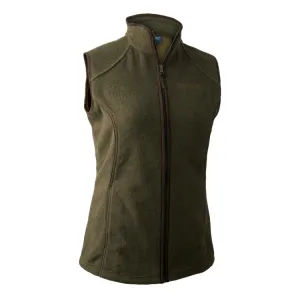 Deerhunter Ladies Josephine Fleece Waistcoat - Graphite Green Melange