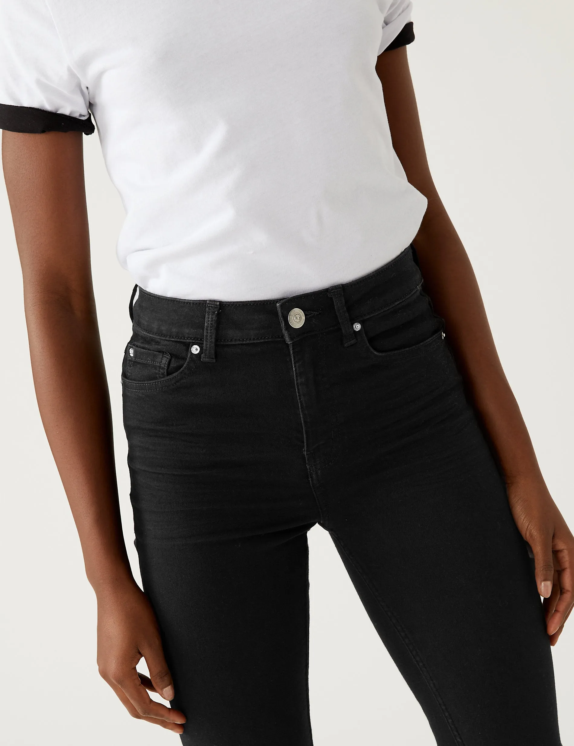 Eva Bootcut Jeans Marks & Spencer, black mix