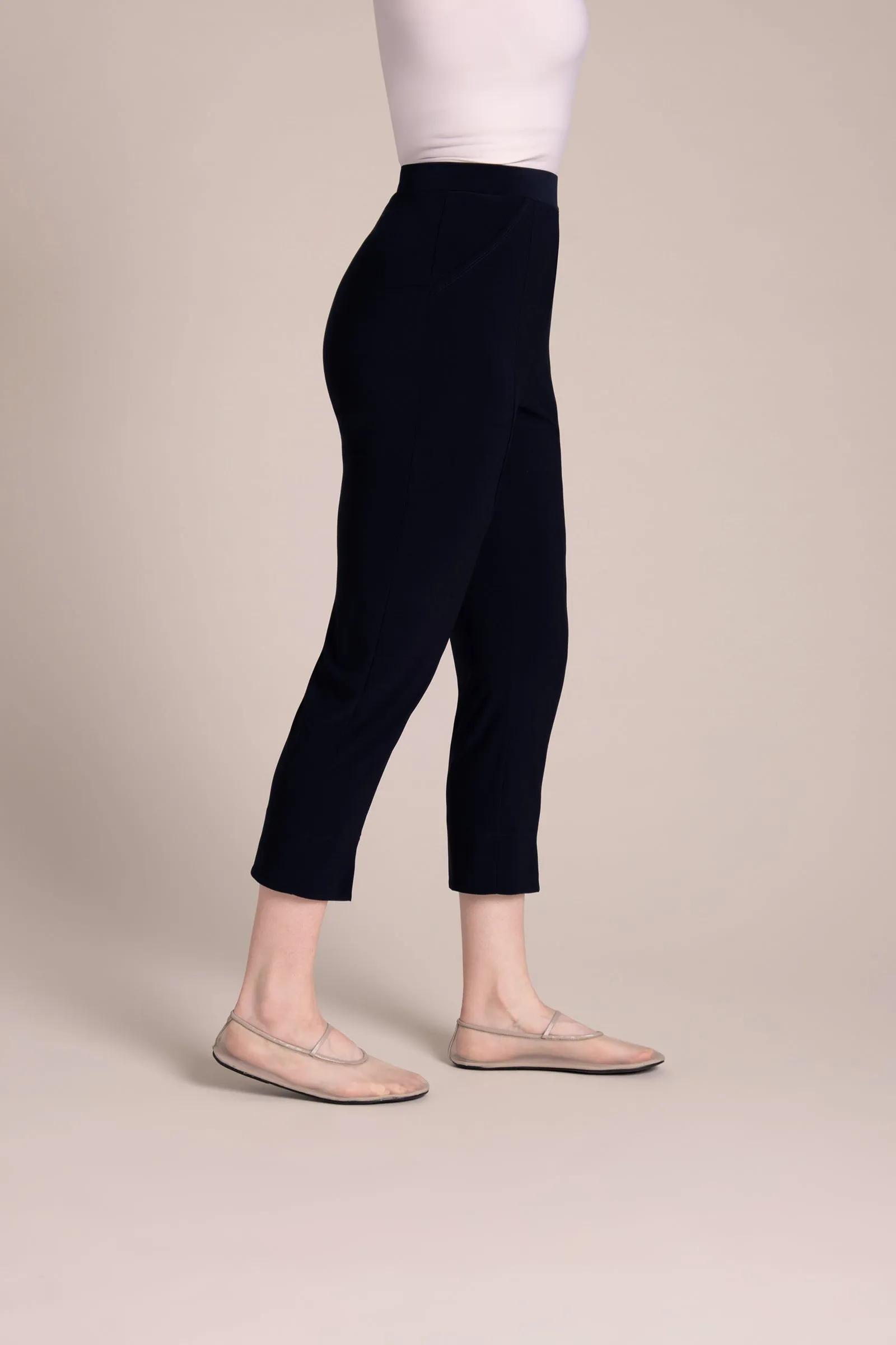 Hepburn Crop Pant | Navy