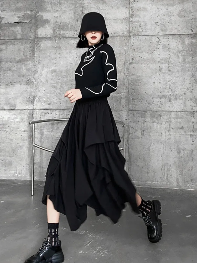 HEYFANCYSTYLE Divine High Waist Flare Trousers