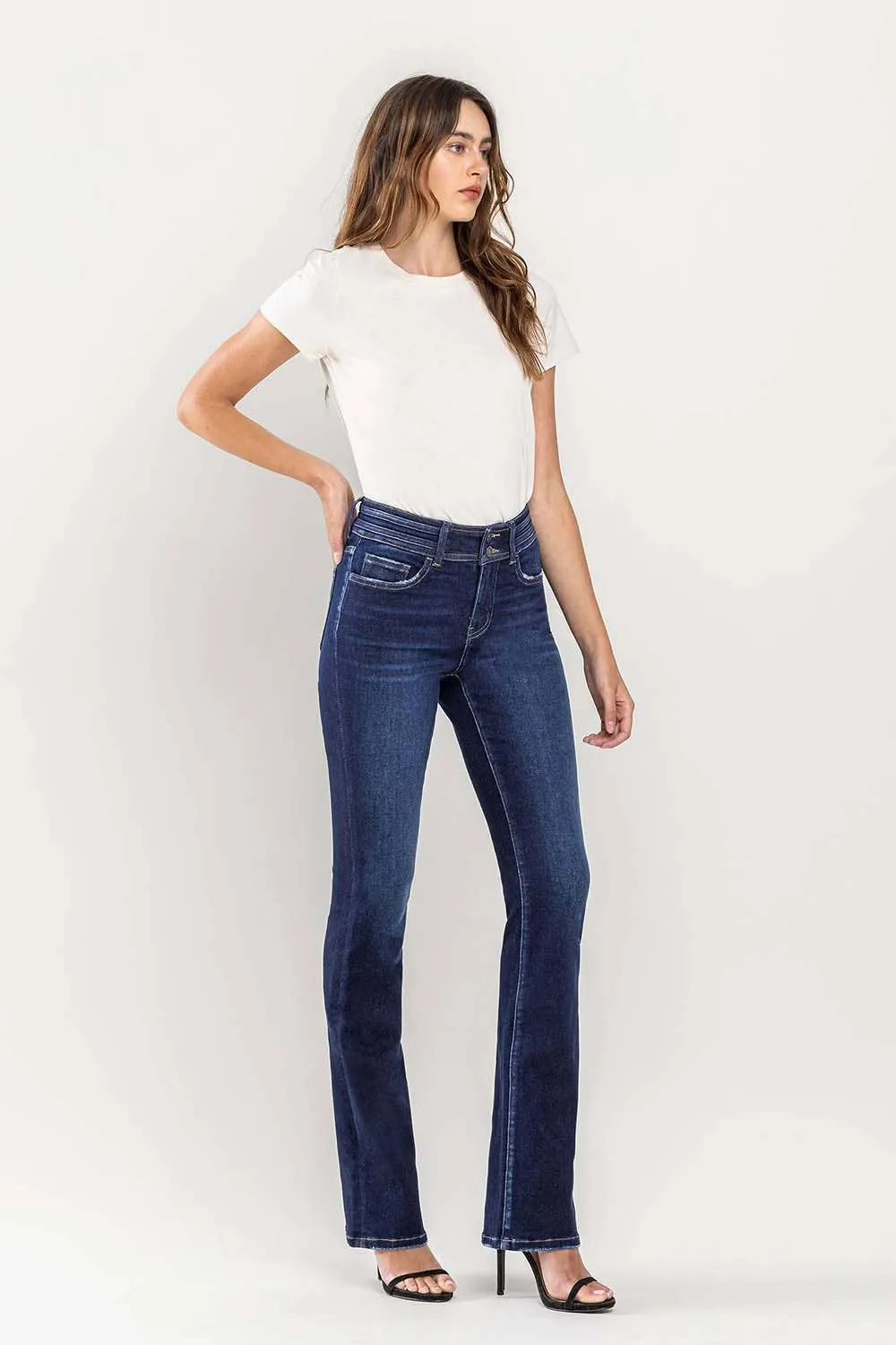 HIGH RISE BOOTCUT JEAN  T6084