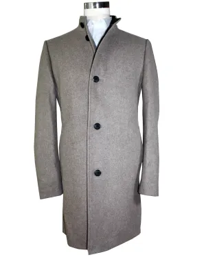 Hugo Boss Wool Coat Medium Beige Long Coat EU 56 - XXL