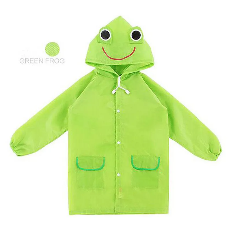 Kids Rain Coat Hooded Waterproof - Free Shipping to N.A.