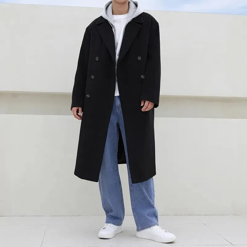 [Korean Style] 3 Colors Cashmere Oversized Coats