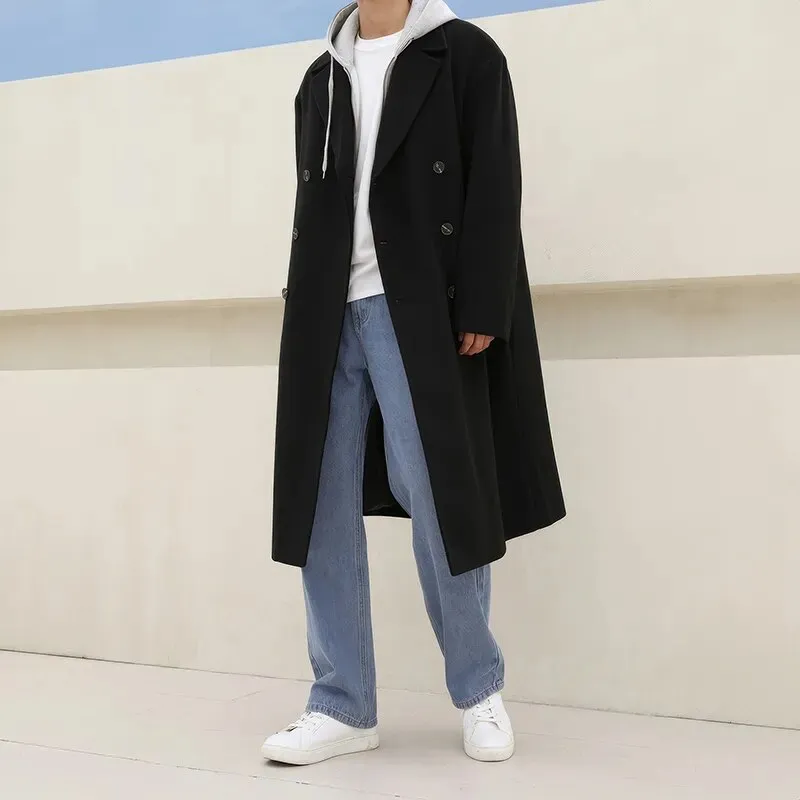 [Korean Style] 3 Colors Cashmere Oversized Coats