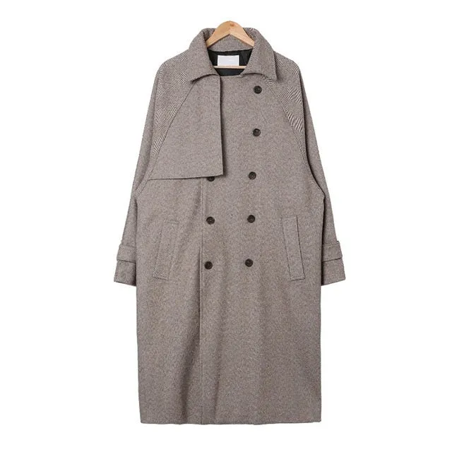 [Korean Style] Dane Woolen Double Long Coats