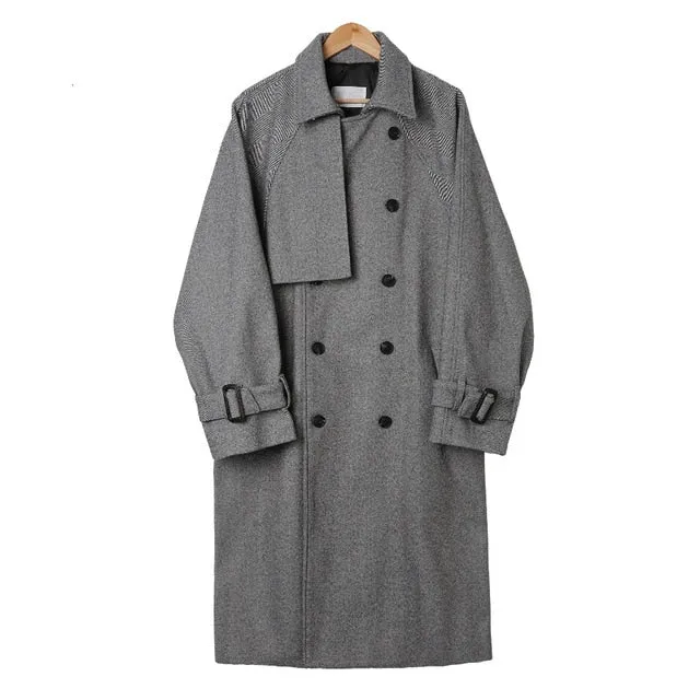 [Korean Style] Dane Woolen Double Long Coats