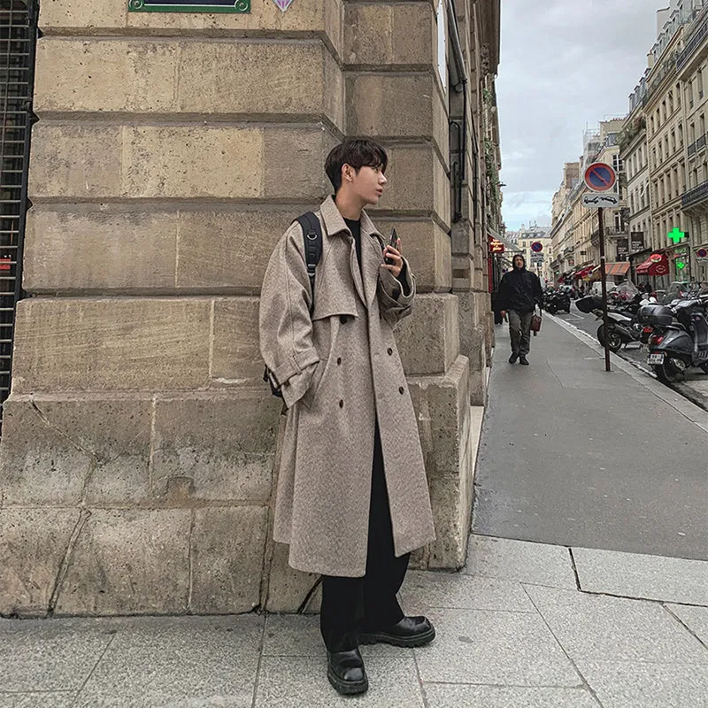 [Korean Style] Dane Woolen Double Long Coats