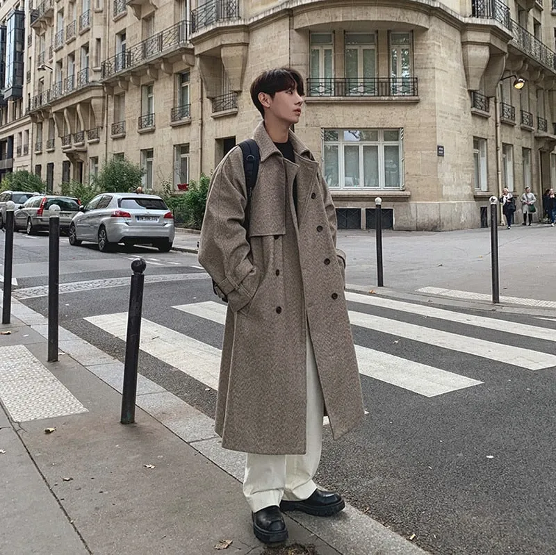[Korean Style] Dane Woolen Double Long Coats