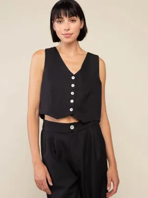 Landen Vest: Black