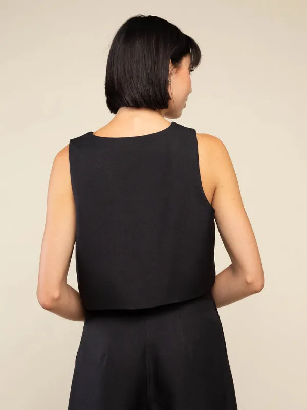 Landen Vest: Black