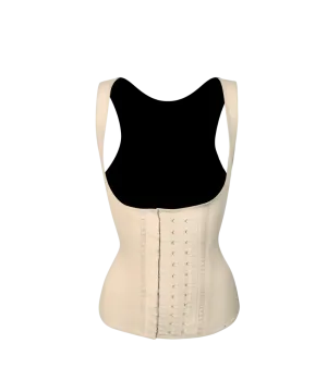 Latex Long Vest Waist Trainer Ivory