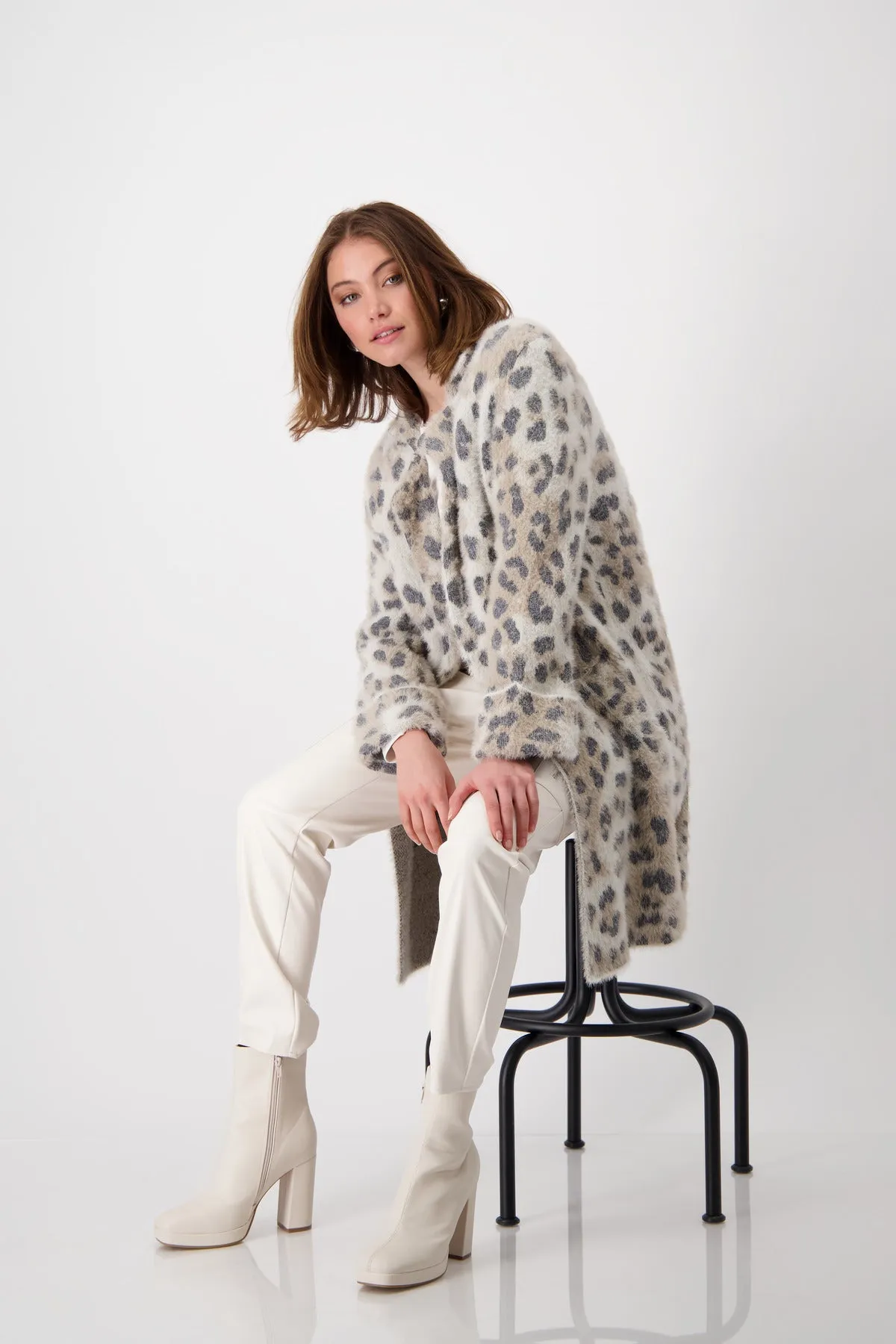 MONARI Leopard Print Jacket