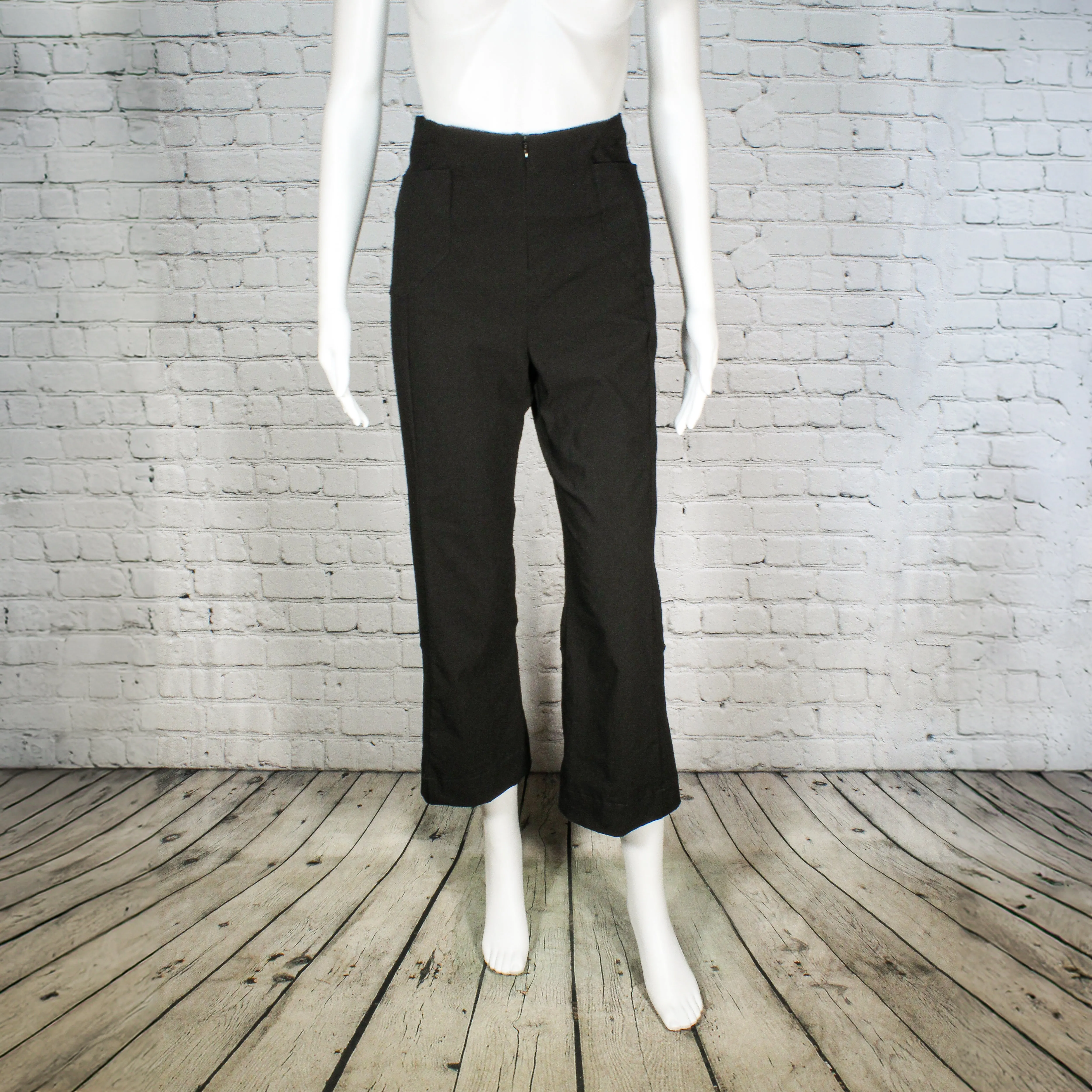 NEW! Cavalier Pant in Black Stretch Twill Fabric by Porto