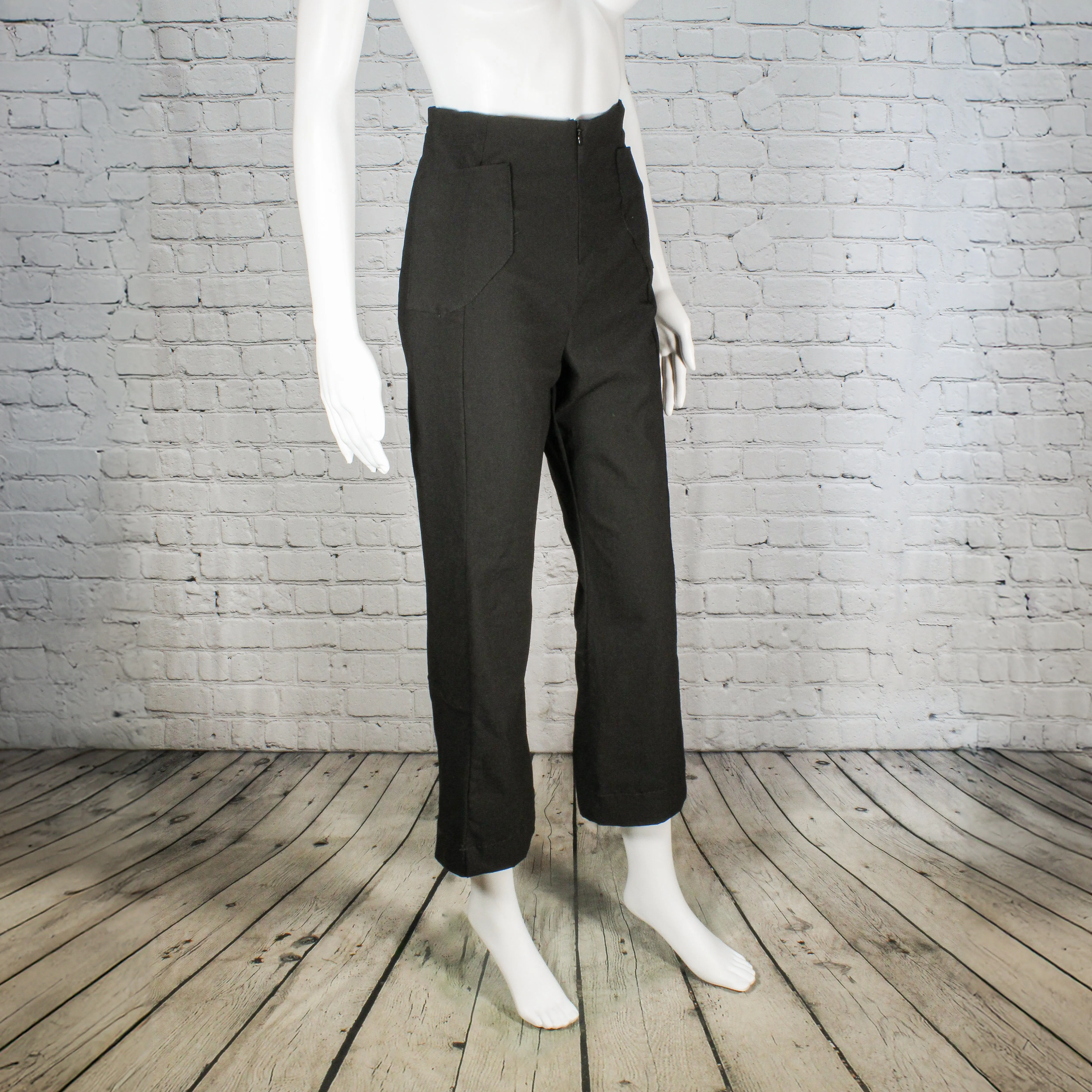 NEW! Cavalier Pant in Black Stretch Twill Fabric by Porto
