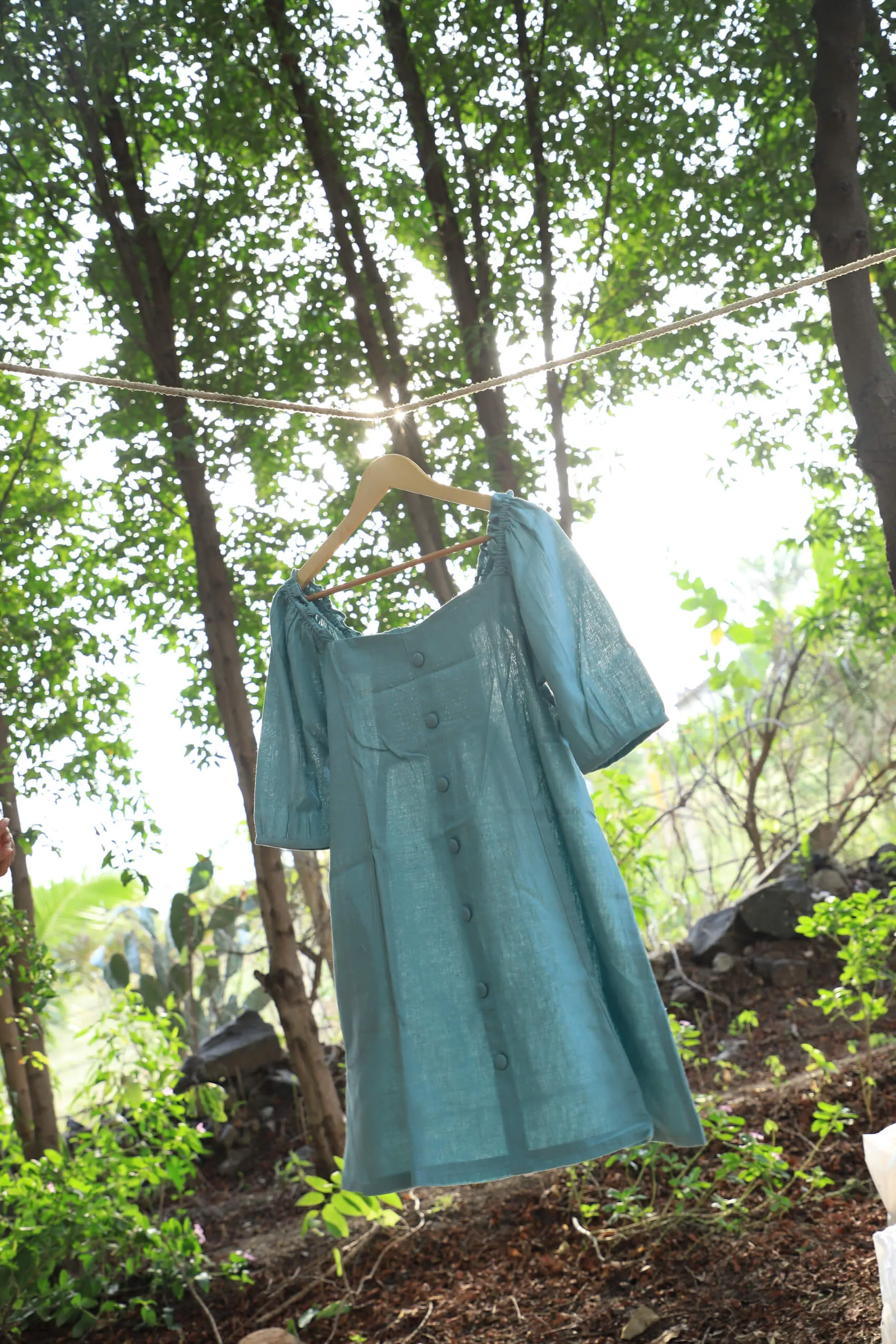 Ocean Blue Dress for Women