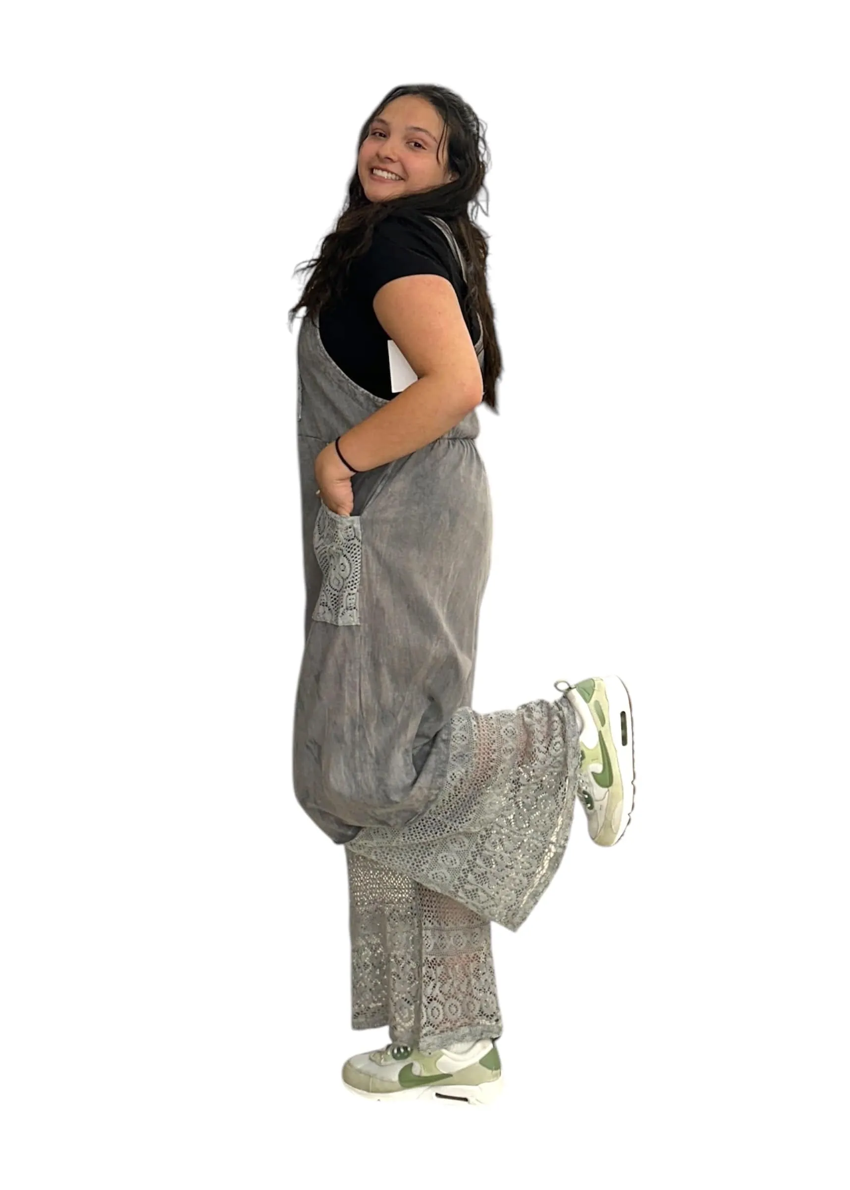 Overall Lace Patchwork