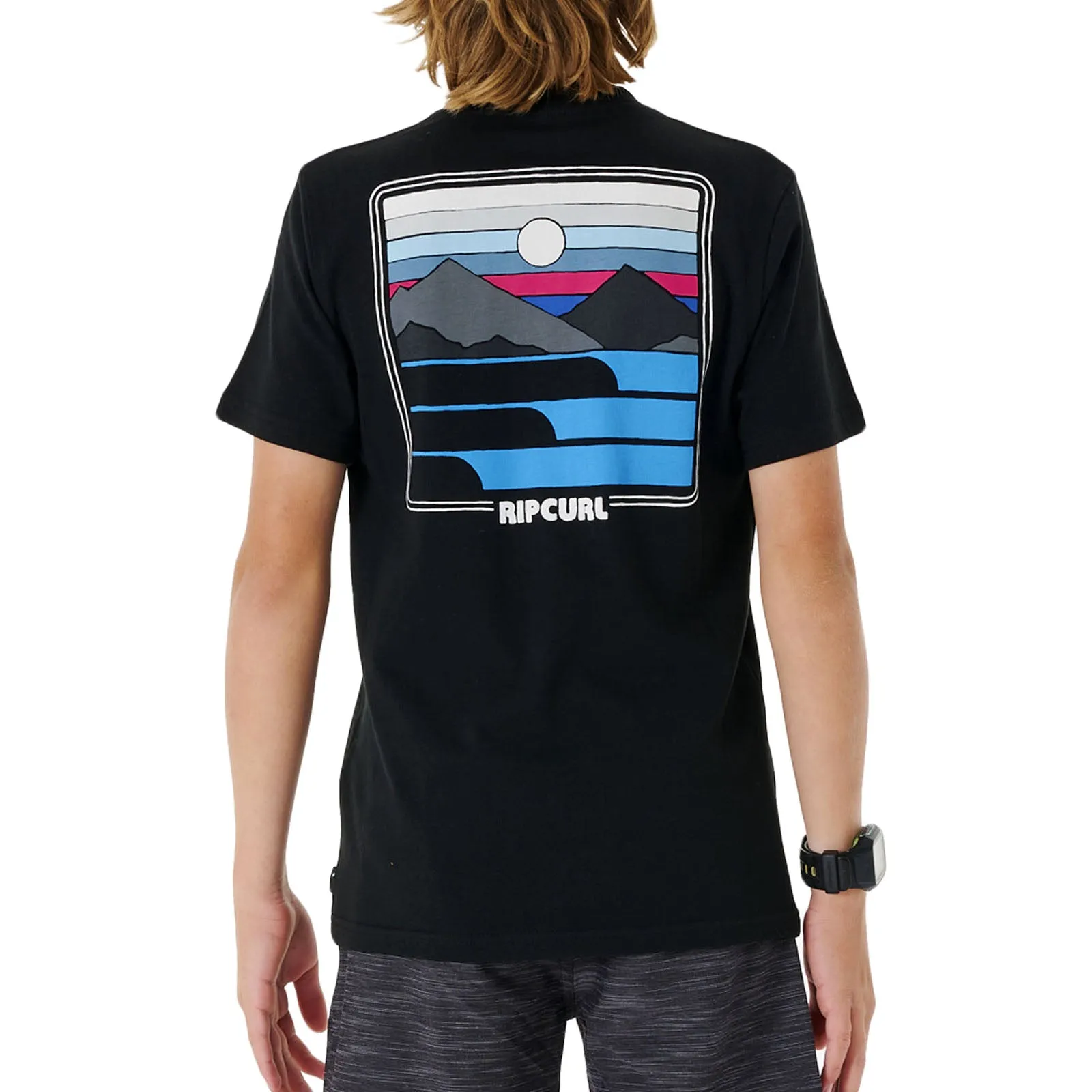Rip Curl Kids Surf Revival Sunset Crew Neck T-Shirt