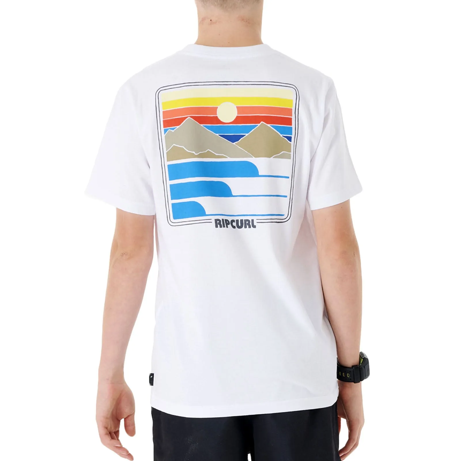 Rip Curl Kids Surf Revival Sunset Crew Neck T-Shirt