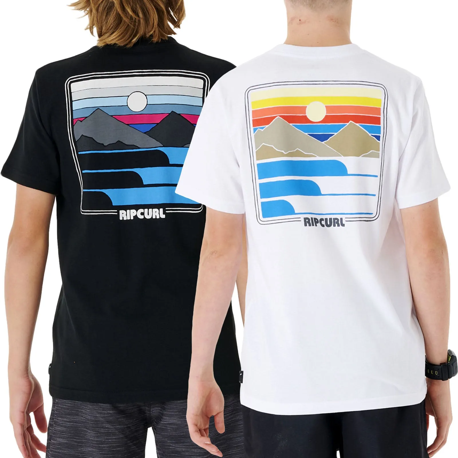 Rip Curl Kids Surf Revival Sunset Crew Neck T-Shirt