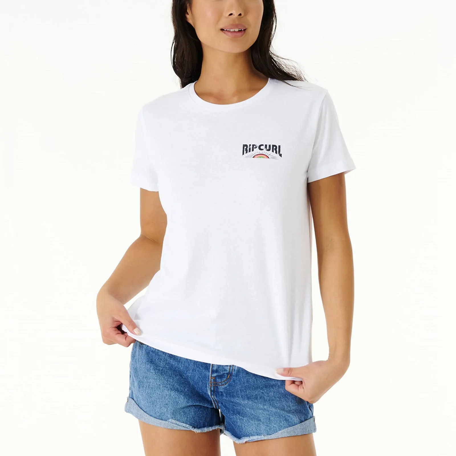 Rip Curl Womens Daybreak Standard Crew Neck T-Shirt
