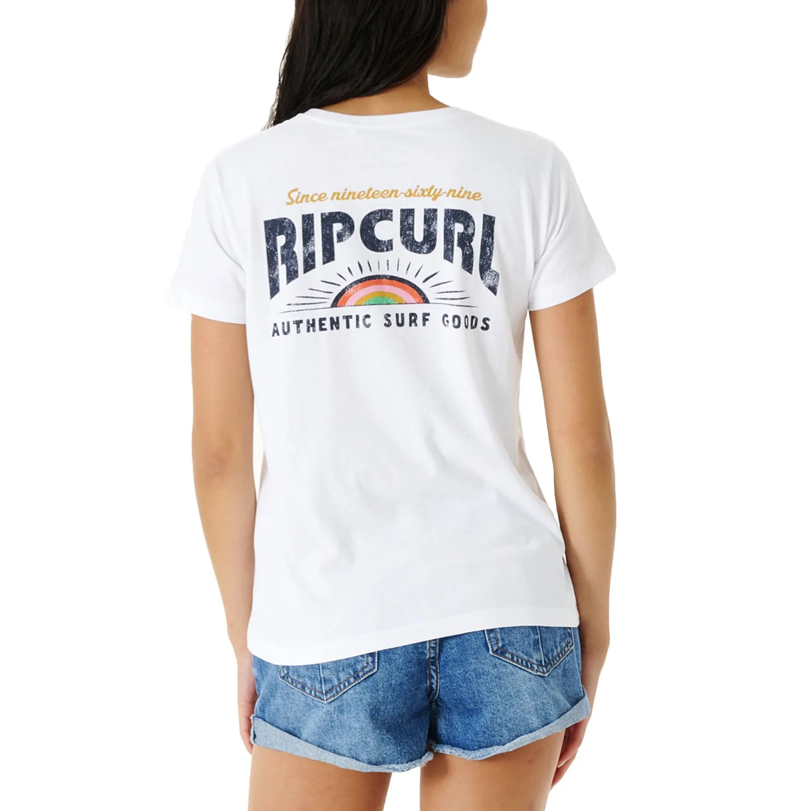 Rip Curl Womens Daybreak Standard Crew Neck T-Shirt