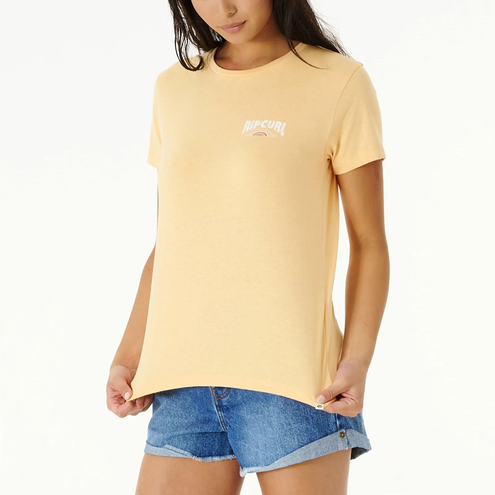 Rip Curl Womens Daybreak Standard Crew Neck T-Shirt