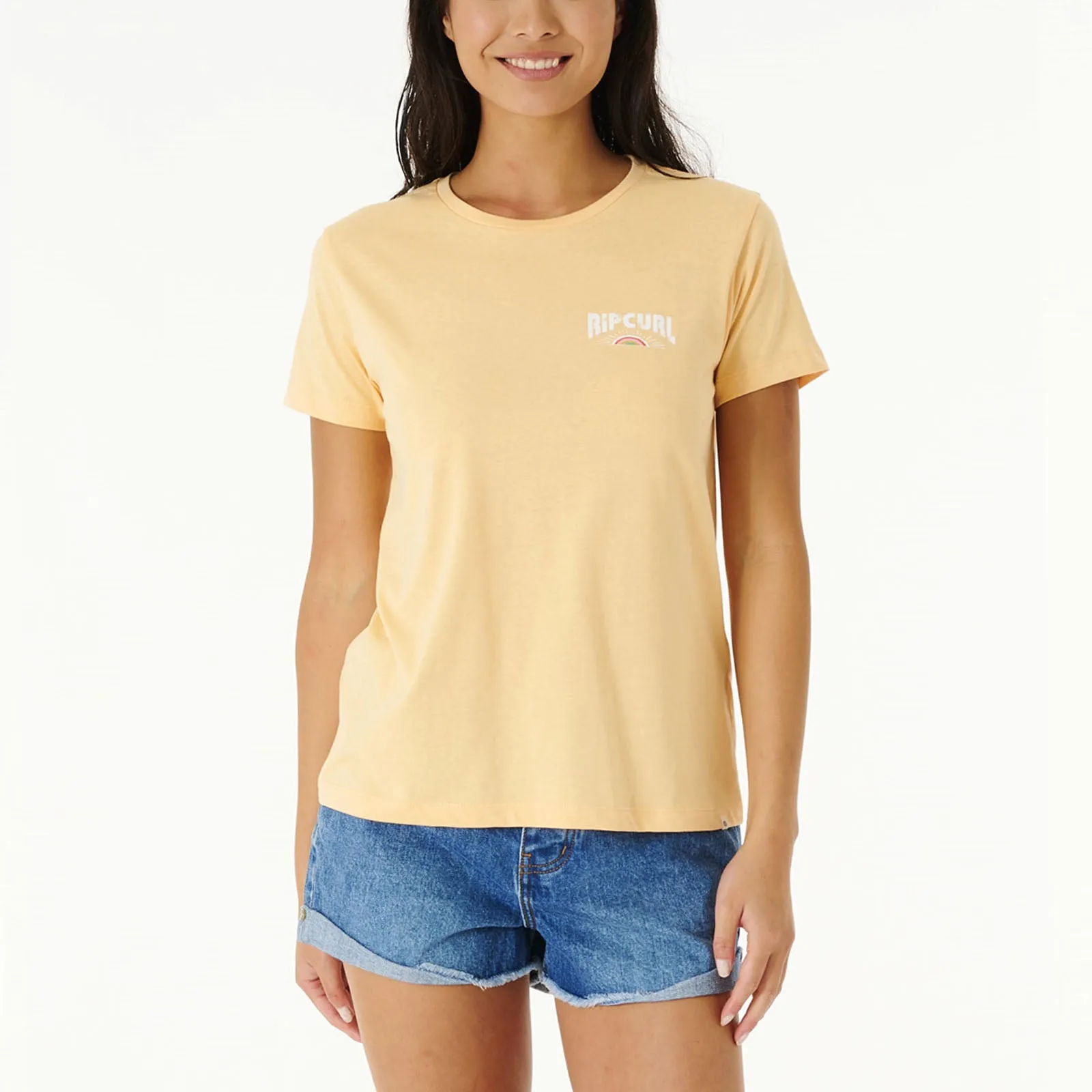 Rip Curl Womens Daybreak Standard Crew Neck T-Shirt