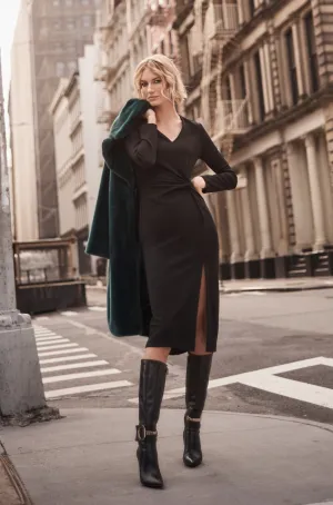 Scuba Crepe Sheath Dress