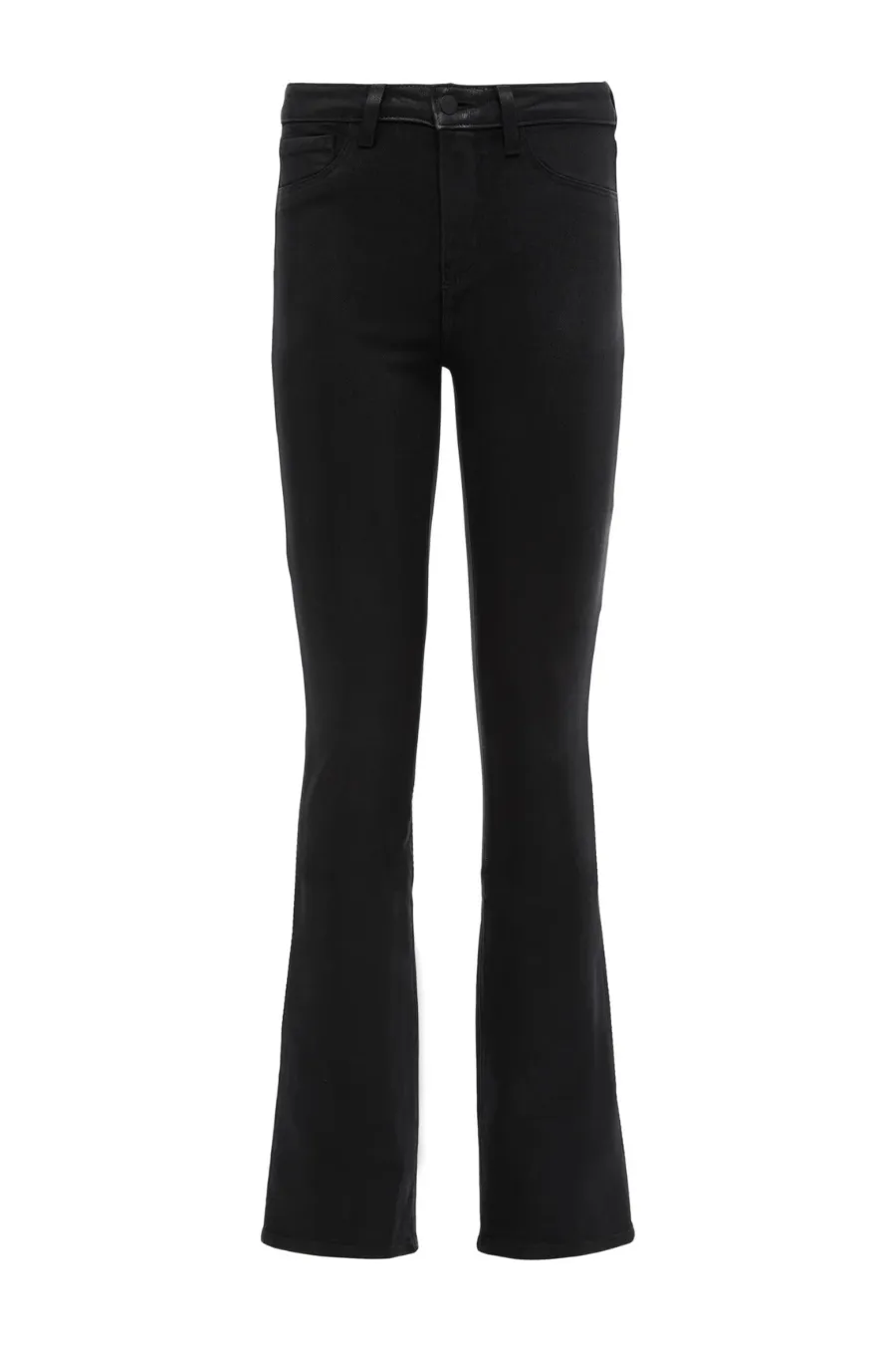 Selma Coated Bootcut Jean Noir
