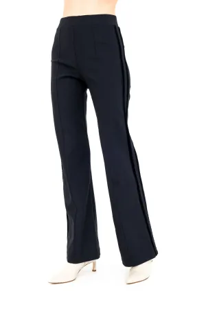 Tech Stretch Flare Pants with Side Velvet Stripes - ARDEN H24