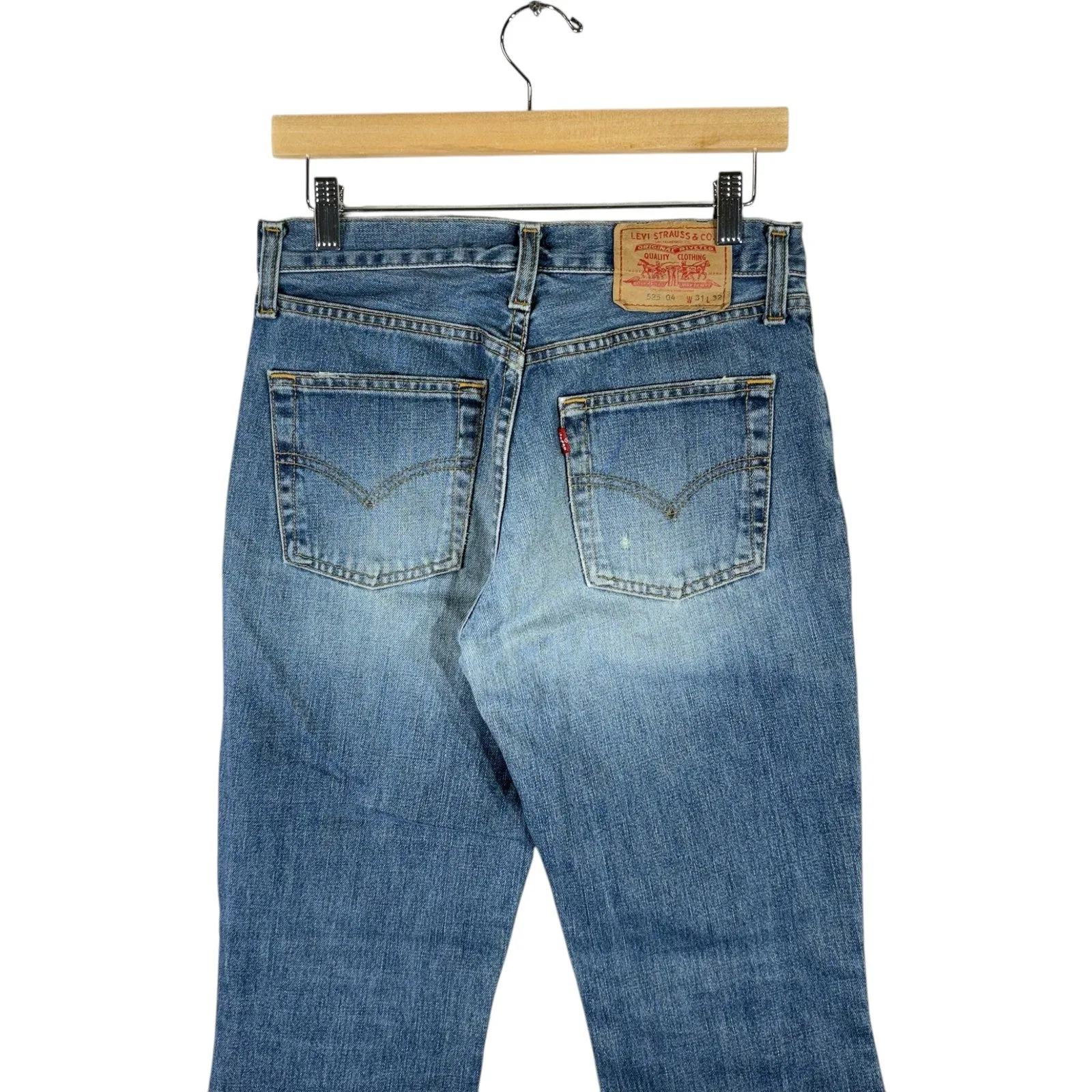 Vintage Levi's 525 Bootcut Denim Jeans 31x32